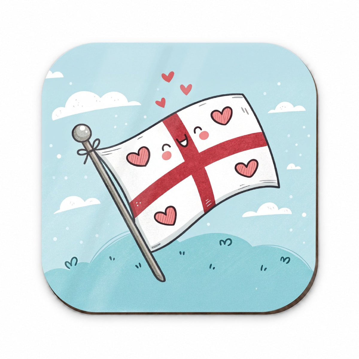 Kawaii England Flag Fridge Magnet