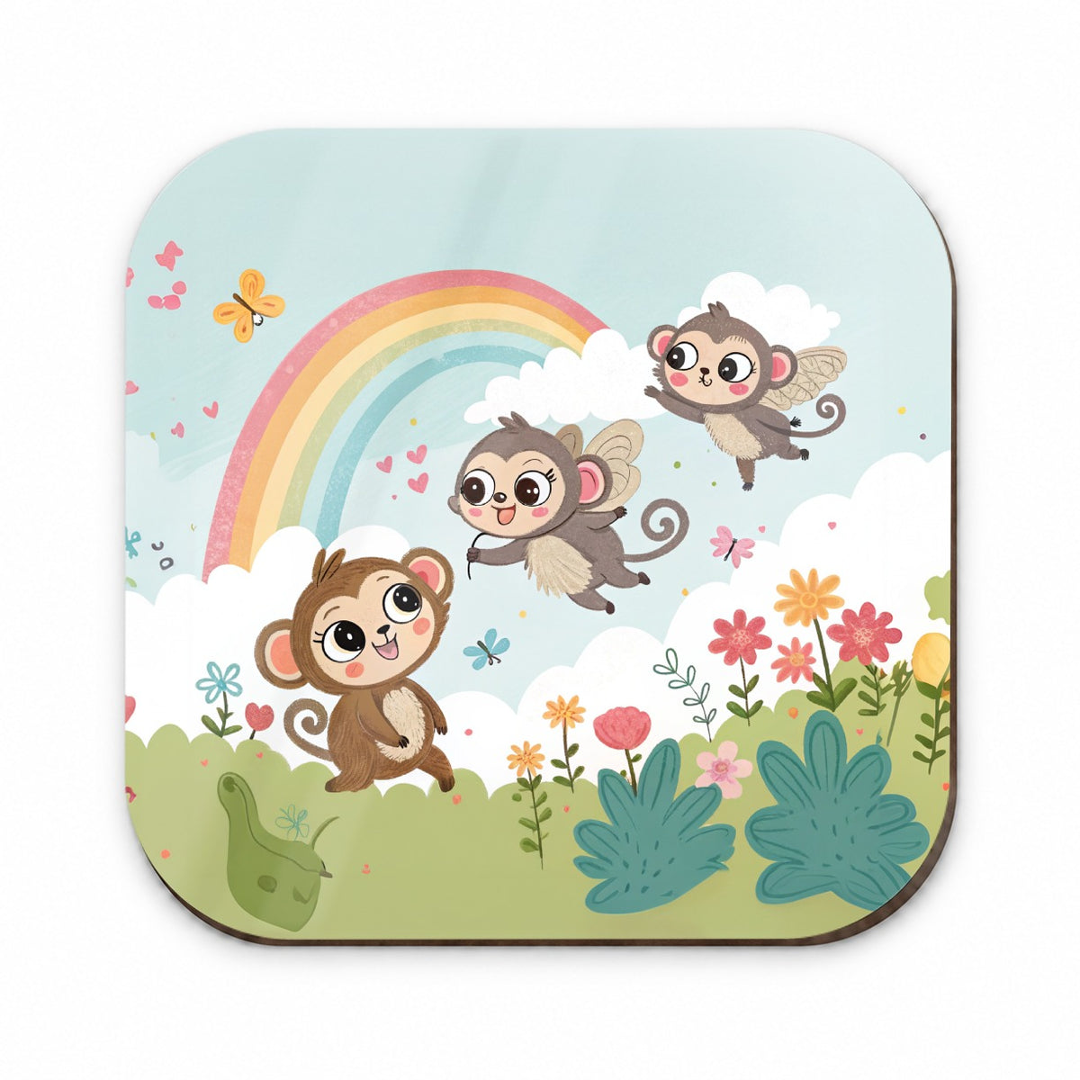 Kawaii Flying Monkeys Fridge Magnet