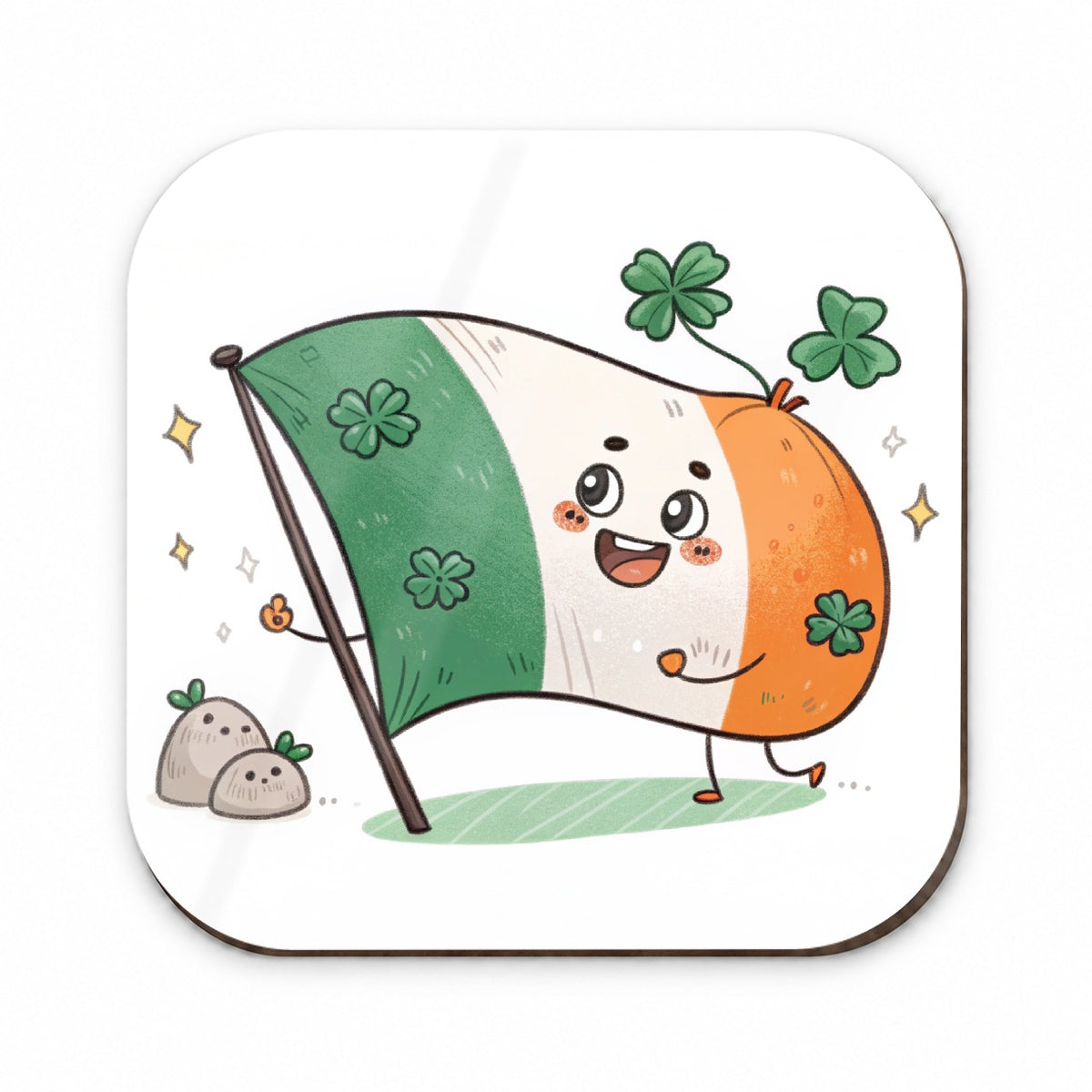 Kawaii Ireland Flag Fridge Magnet