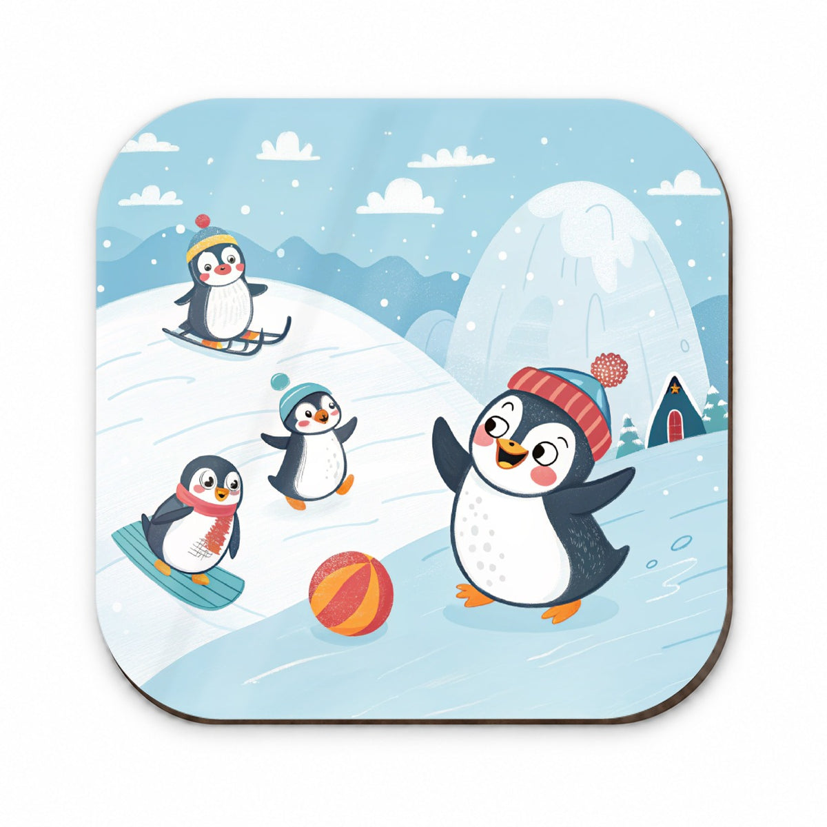 Kawaii Penguins Fridge Magnet