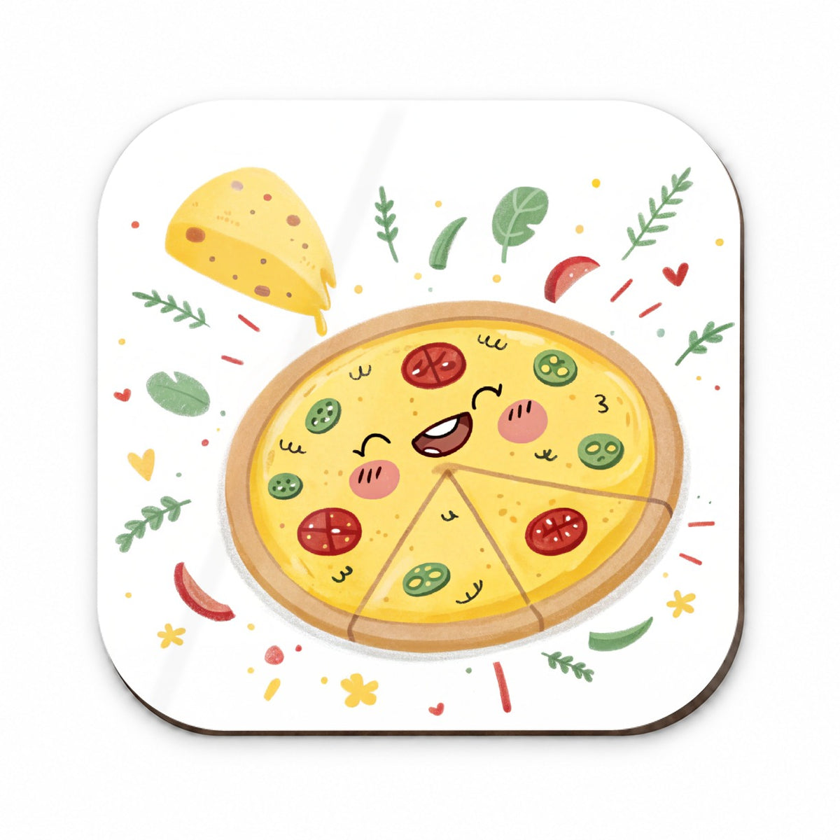 Kawaii Pizza Fridge Magnet