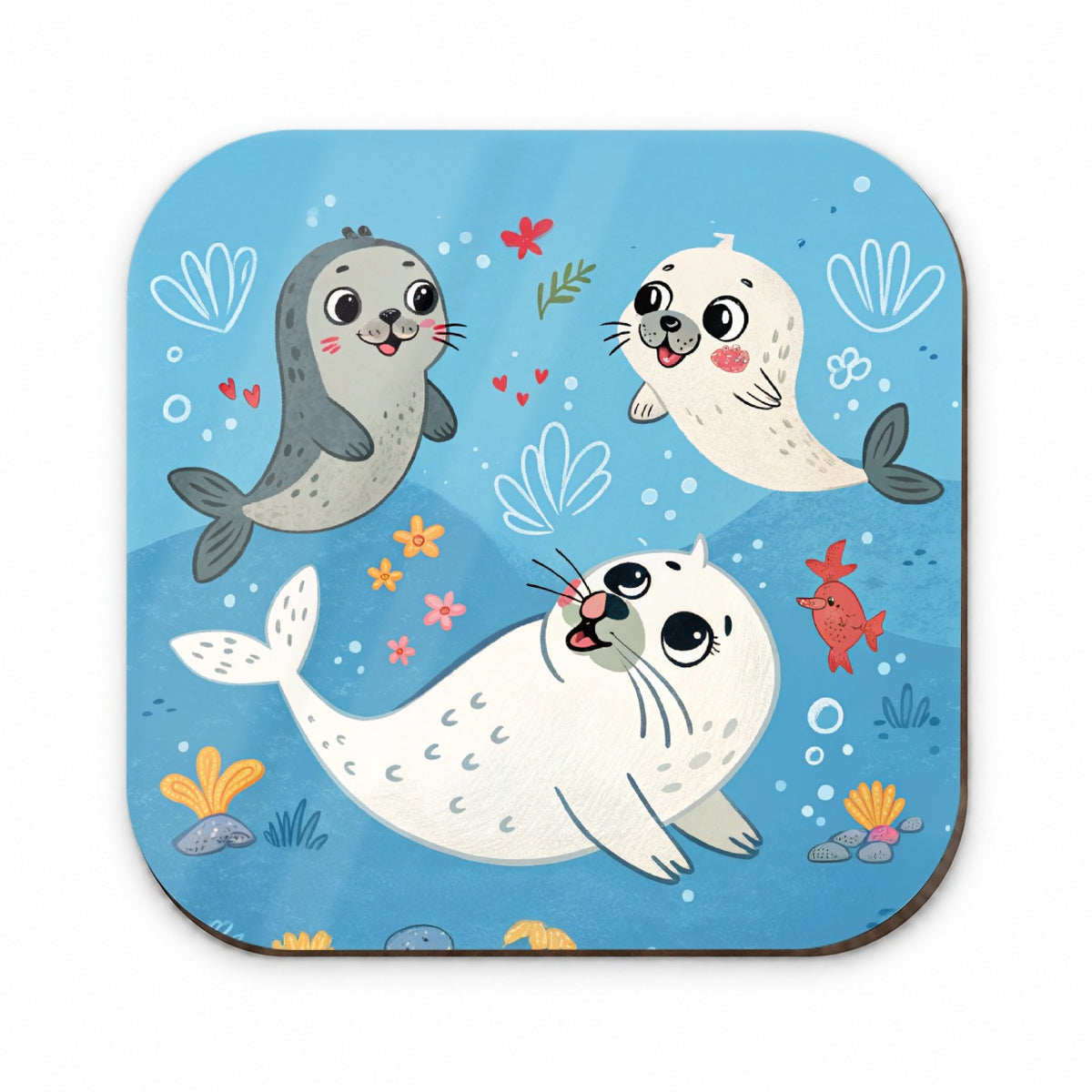 Kawaii Seals Fridge Magnet