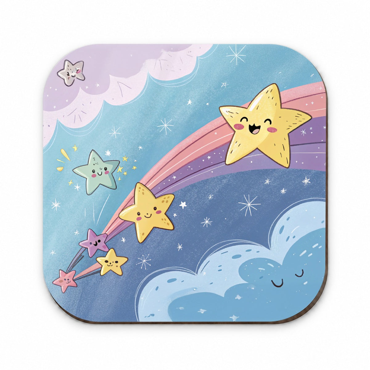 Kawaii Shooting Stars In Space Fridge Magnet