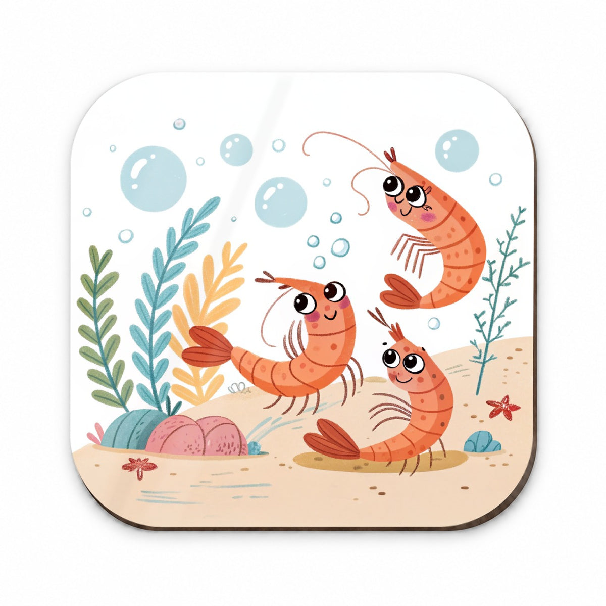 Kawaii Shrimp Fridge Magnet