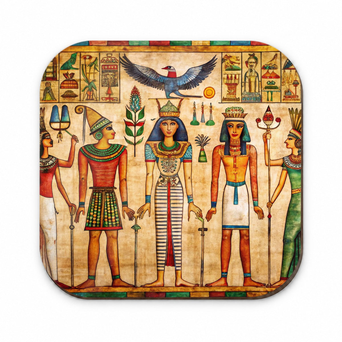 Ancient Egyptian Hieroglyphics Pharaohs Gods Fridge Magnet