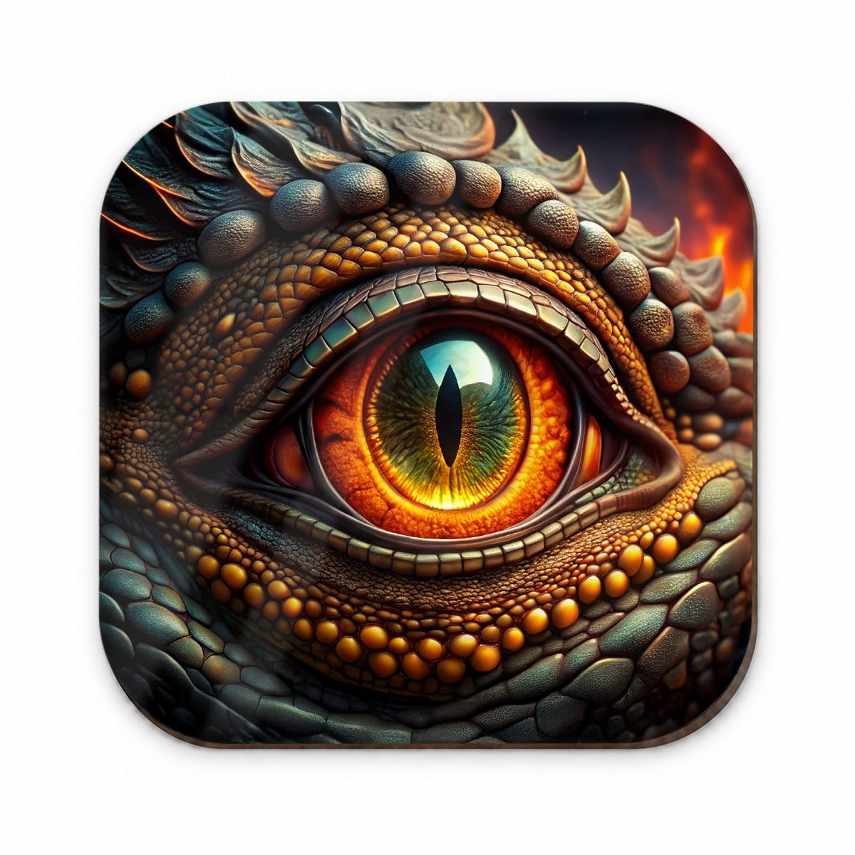 Close-Up Of a Dragon's Eye Fantasy Fridge Magnet