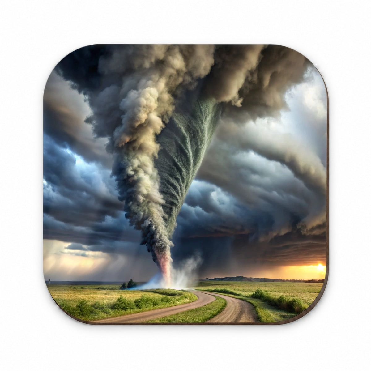 Dark and Scary Tornado Twister Fridge Magnet
