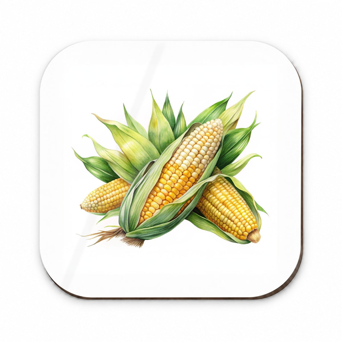 Ears of Corn Watercolor Fridge Magnet
