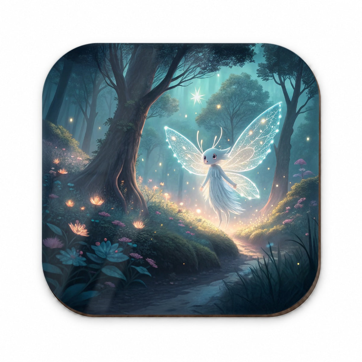 Forest Spirit Japanese Anime Style Fantasy Fridge Magnet