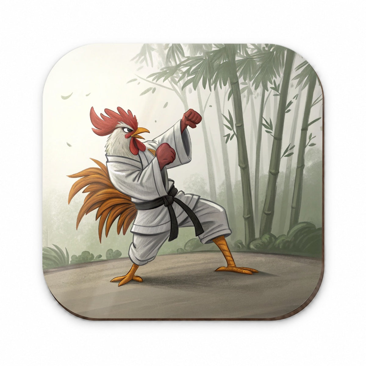 Kung Fu Karate Martial Arts Rooster Fridge Magnet