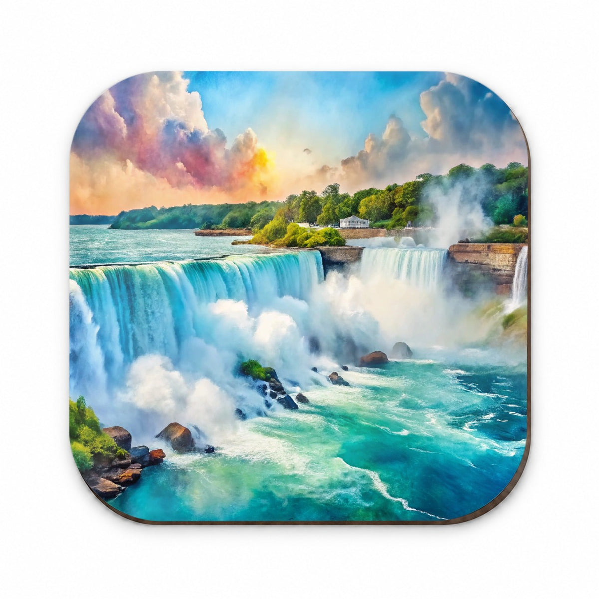 Niagara Falls New York Watercolor Fridge Magnet