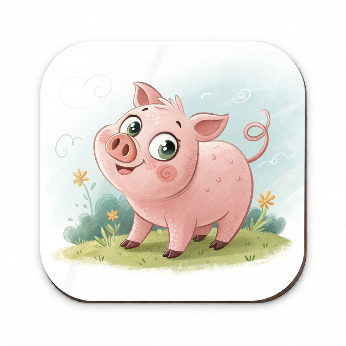 Pig Children's Illustration Style Fridge Magnet