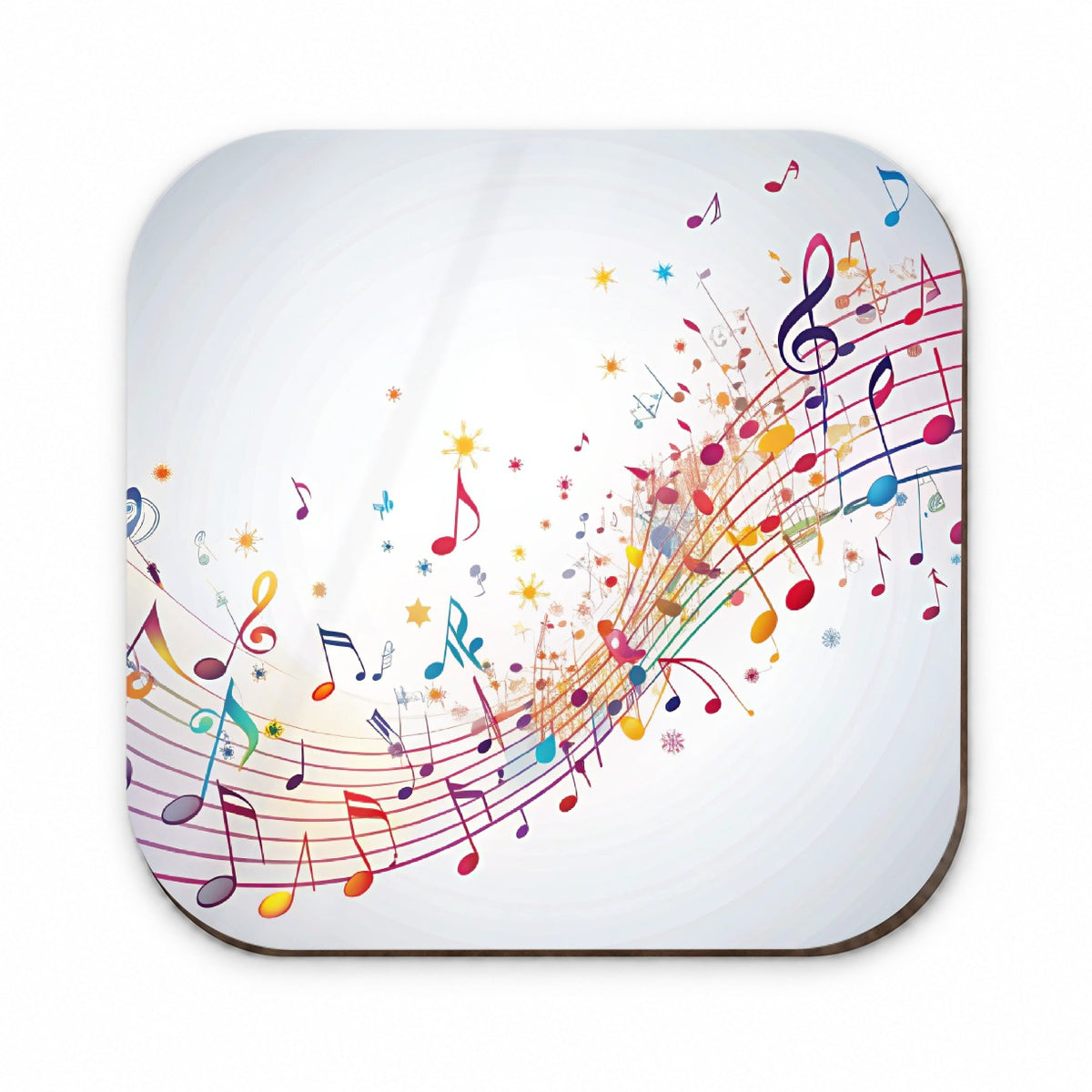 Scattered Music Notes Design Fridge Magnet