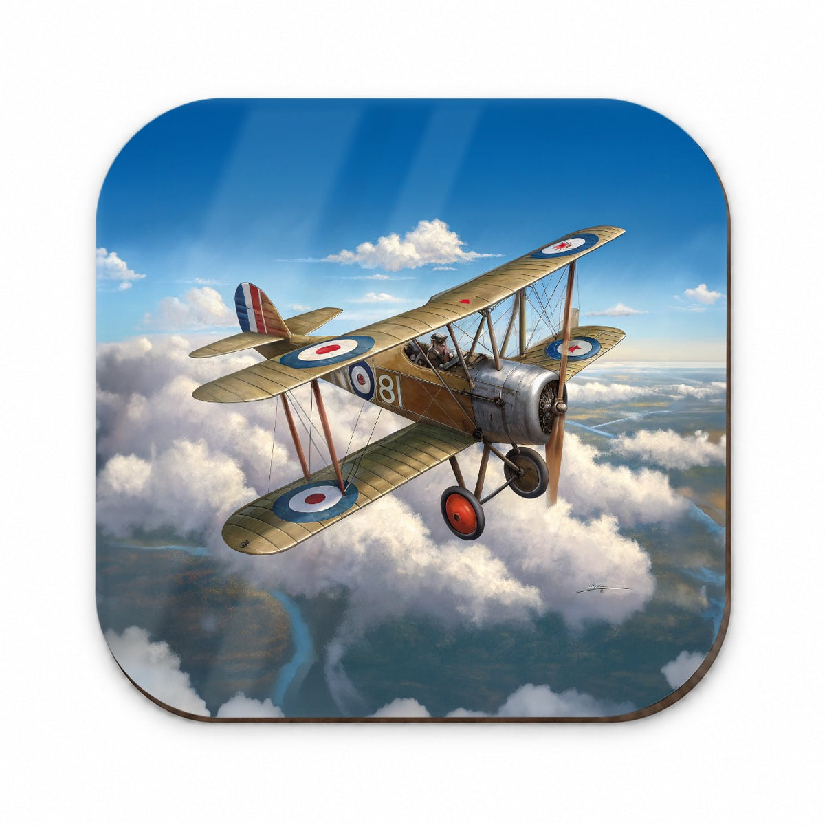 Sopwith Camel WWI British Fighter Plane Fridge Magnet