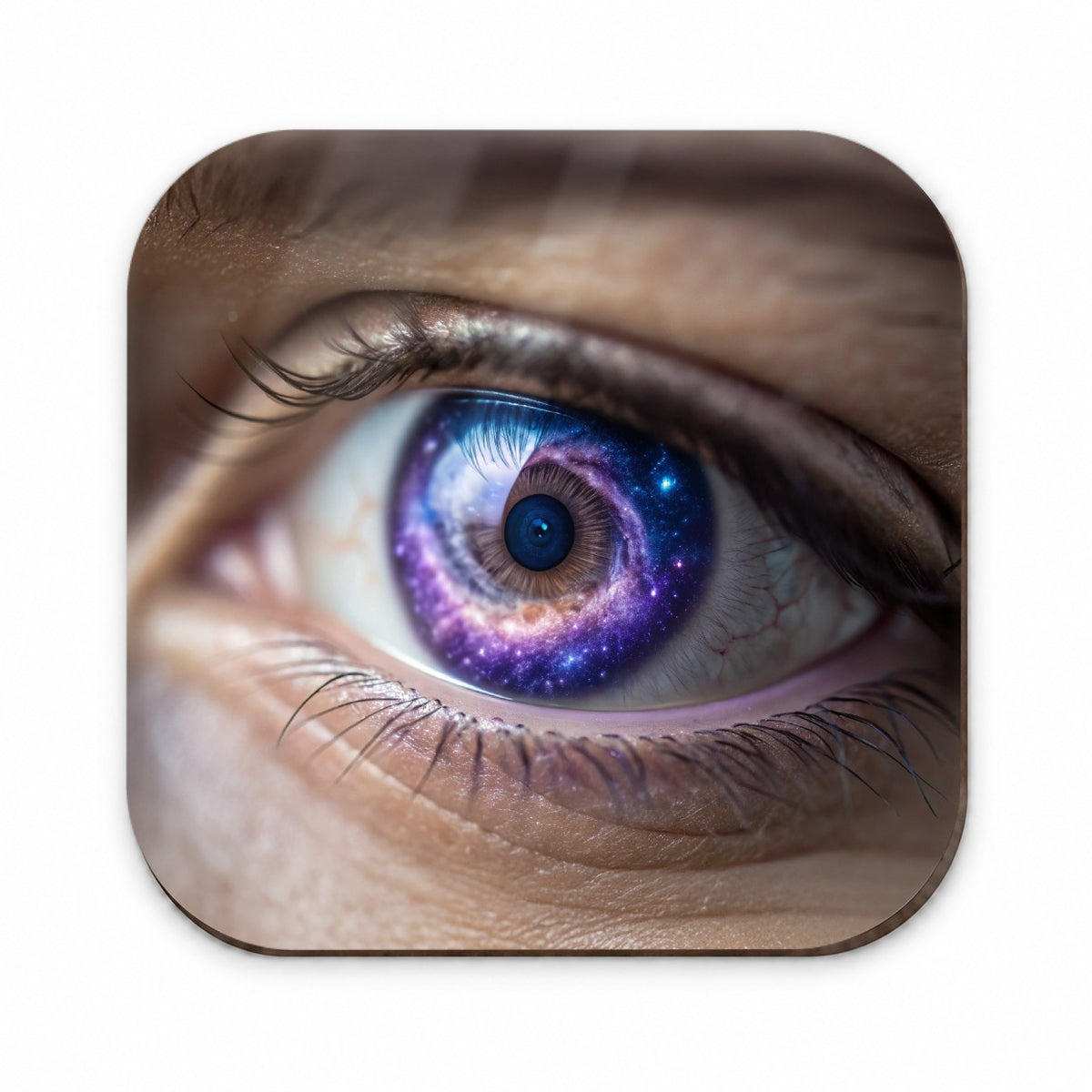 The Galaxy Seen Through Her Eyes Fridge Magnet