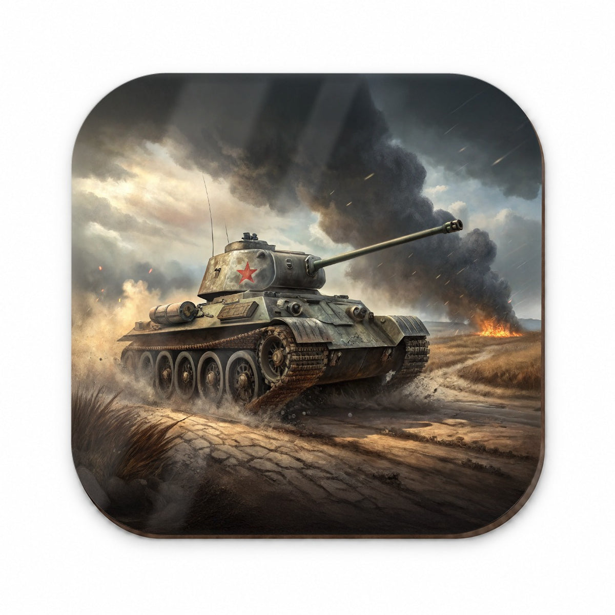 WWII T-34 Russian Medium Tank Fridge Magnet