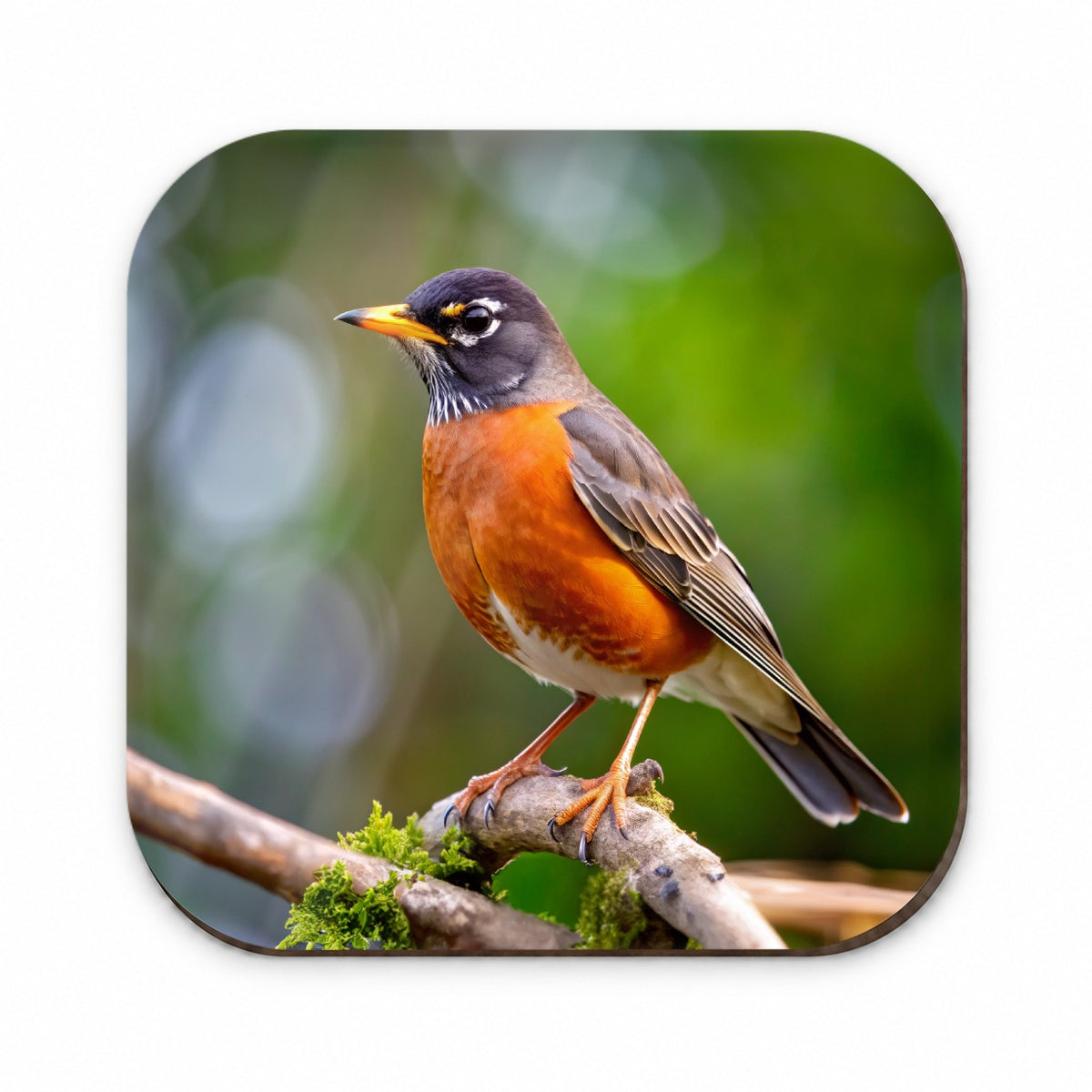 American Robin Backyard Bird Fridge Magnet