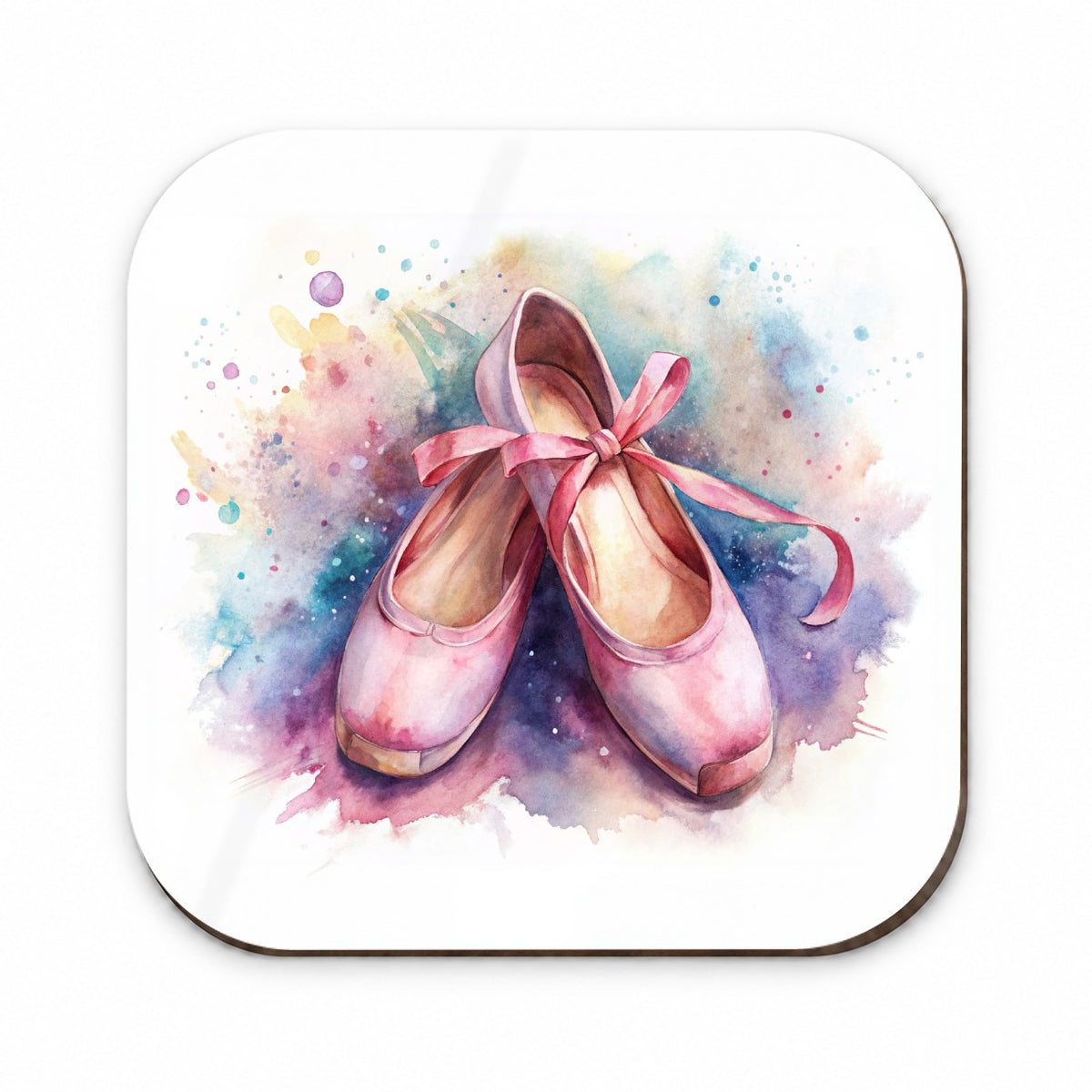 Ballet Slippers Watercolor Fridge Magnet