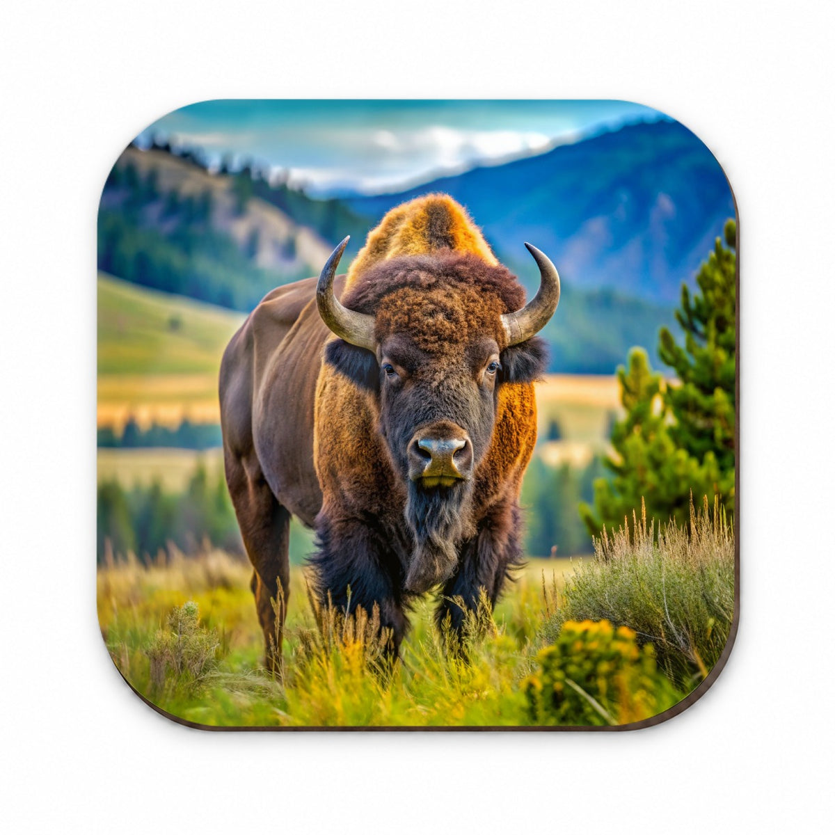 Bison Buffalo Fridge Magnet