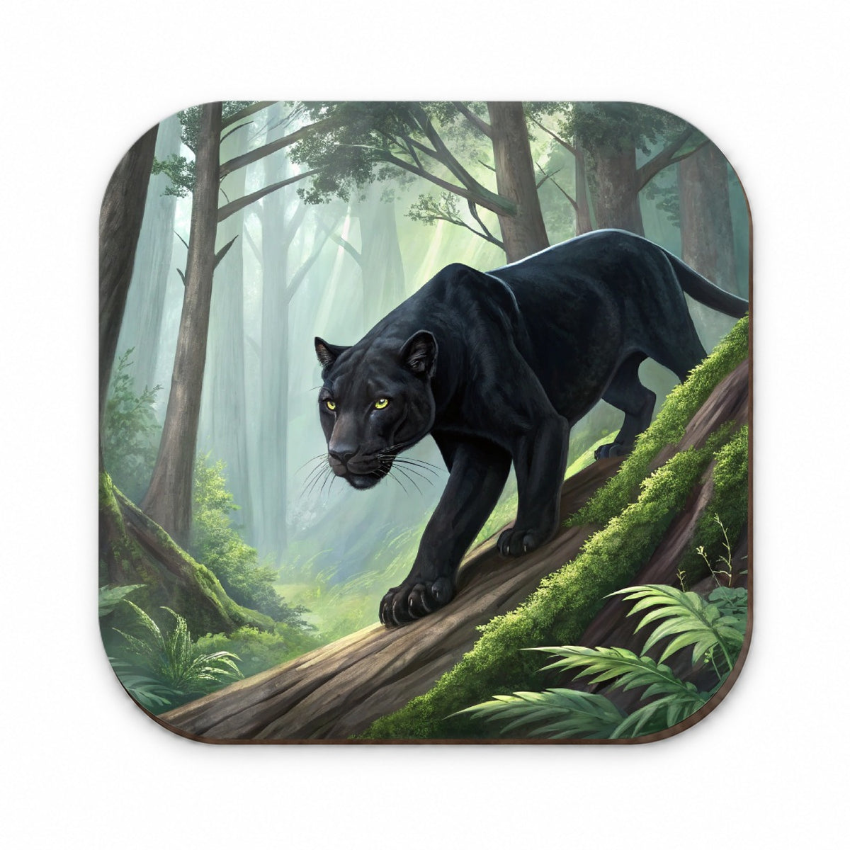 Black Panther Stalking Prey Fridge Magnet