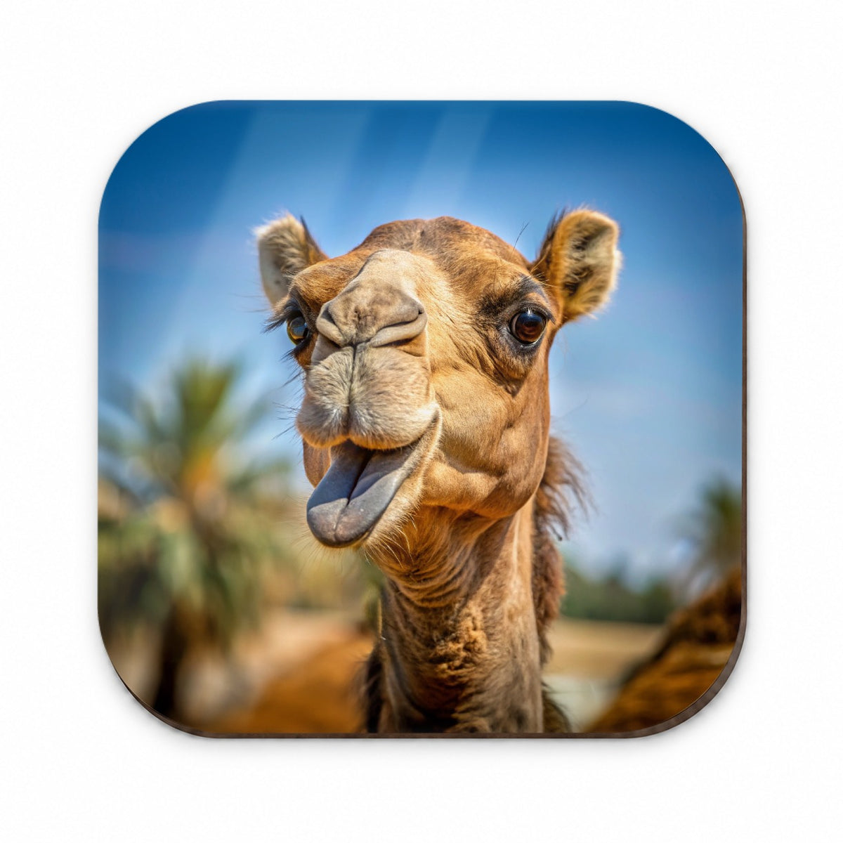 Camel Face With Tongue Sticking Out Fridge Magnet