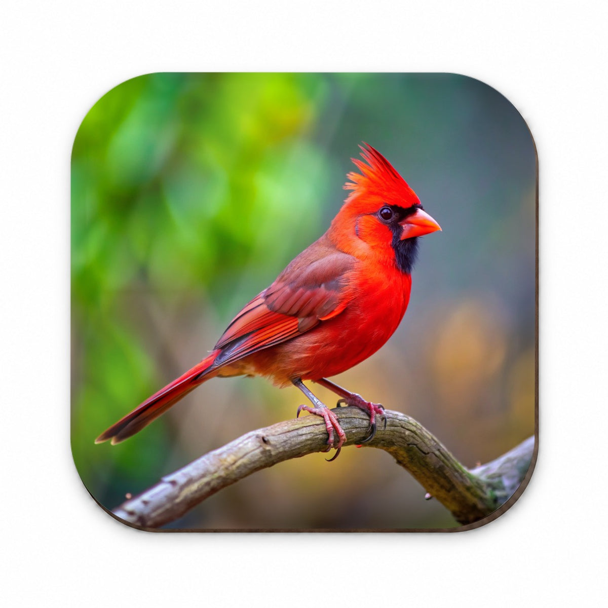 Cardinal Backyard Bird Fridge Magnet