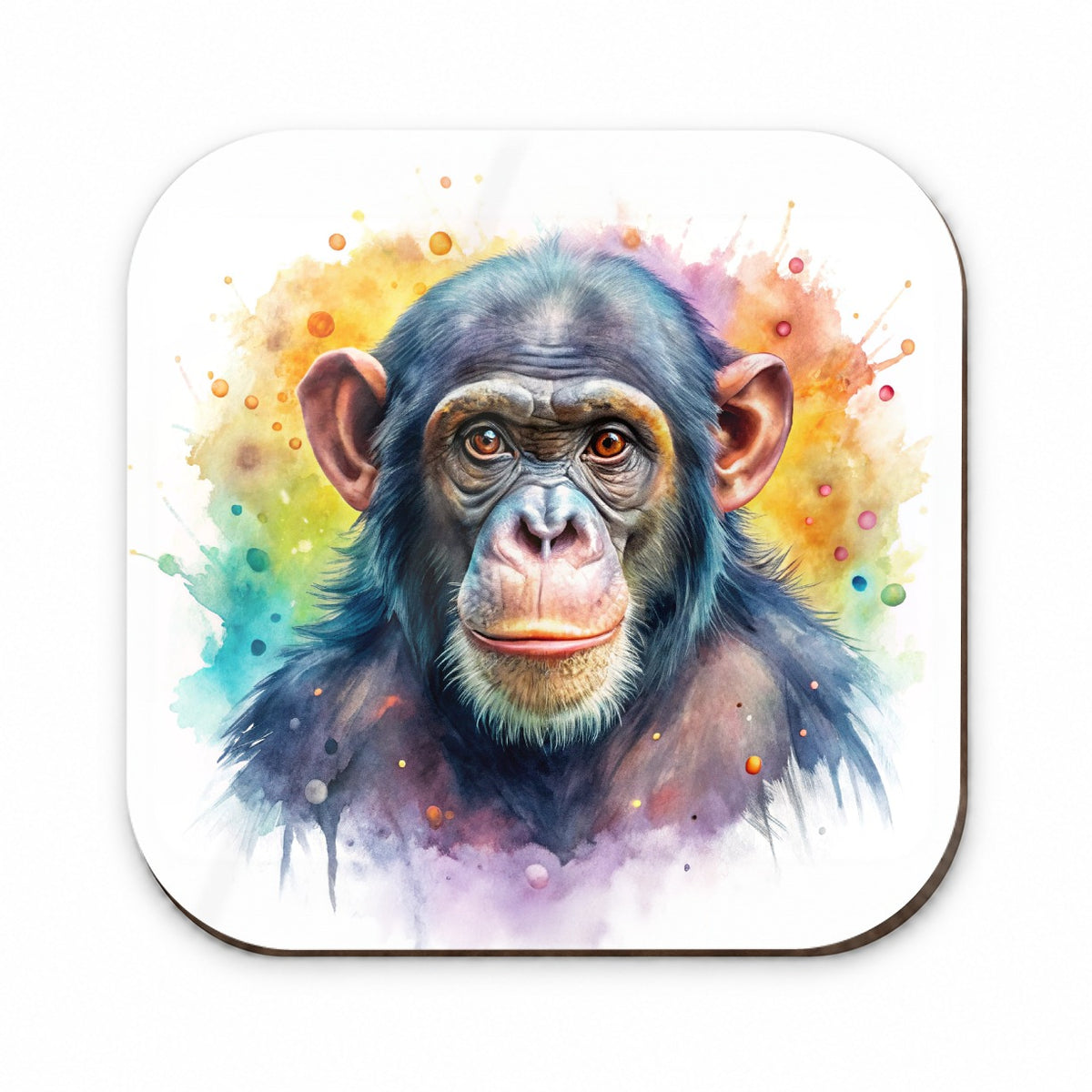 Chimpanzee Monkey Watercolor Fridge Magnet