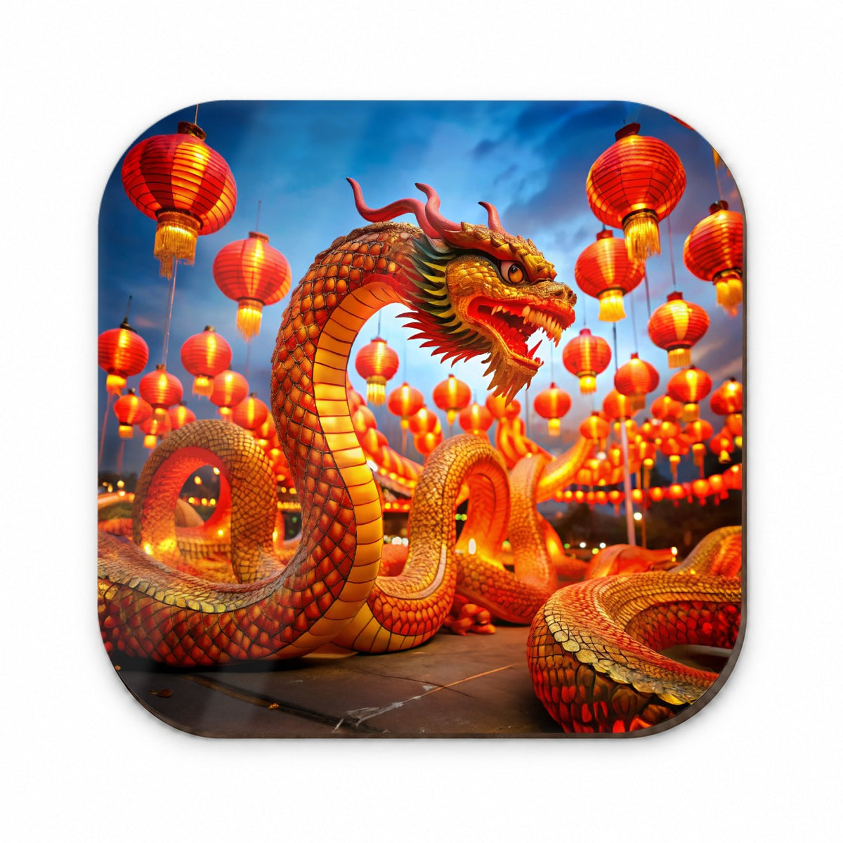 Chinese Lunar New Year Celebration Fridge Magnet