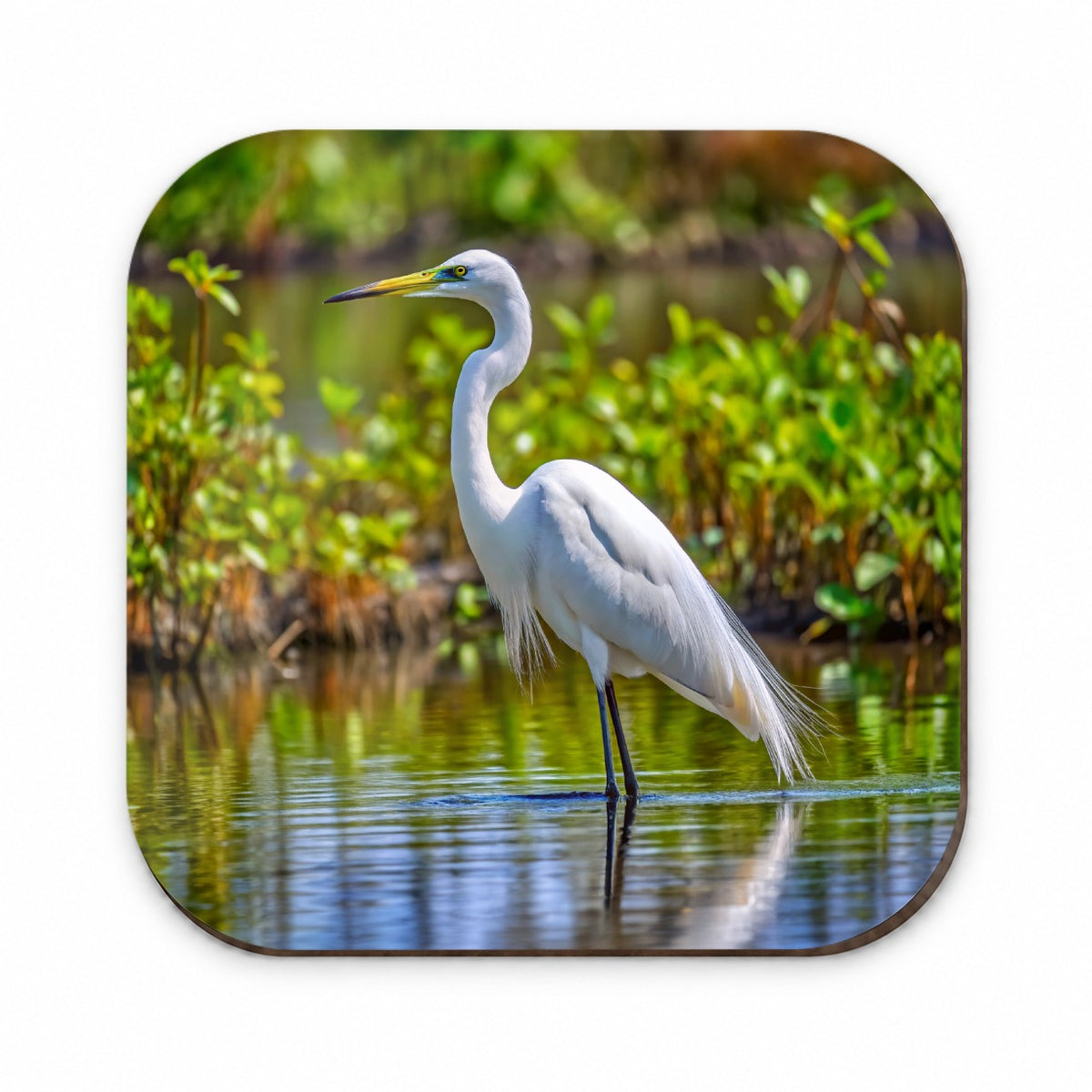 Egret Fridge Magnet