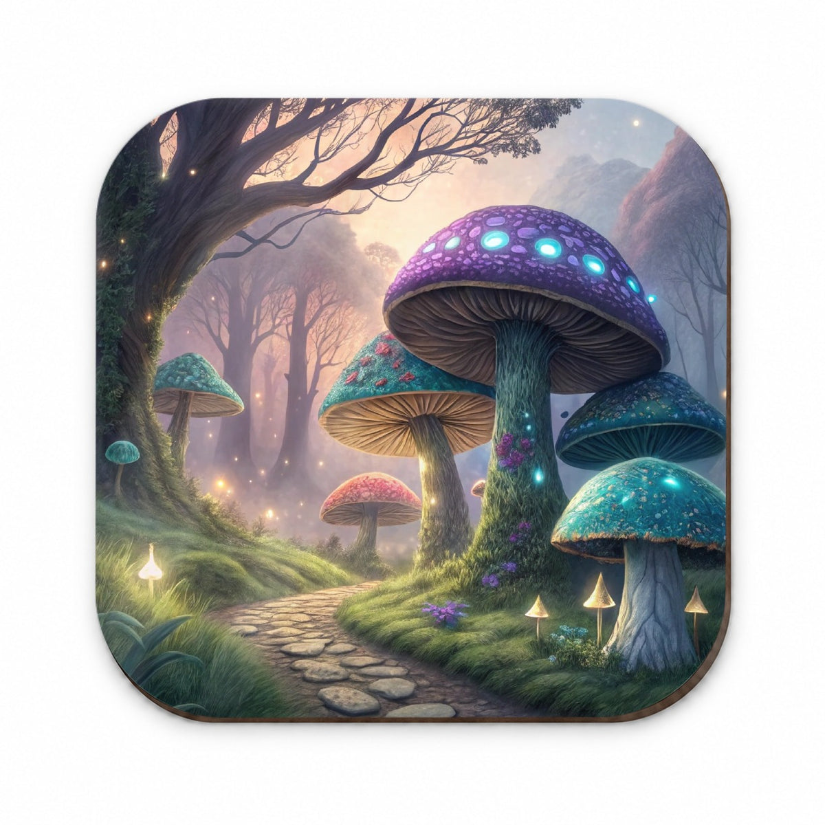 Fantasy Mushroom Forest Path Fridge Magnet