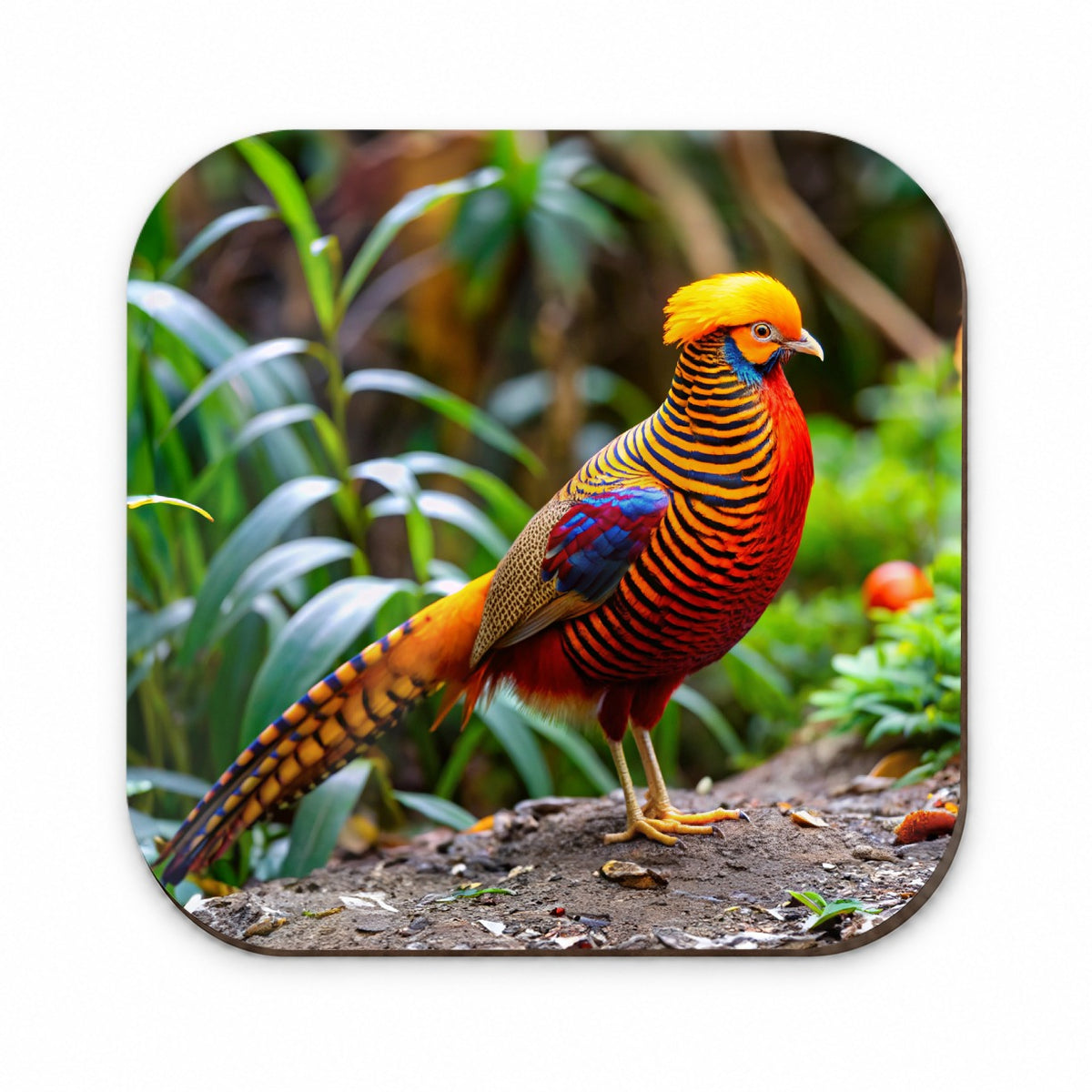 Golden Pheasant Fridge Magnet
