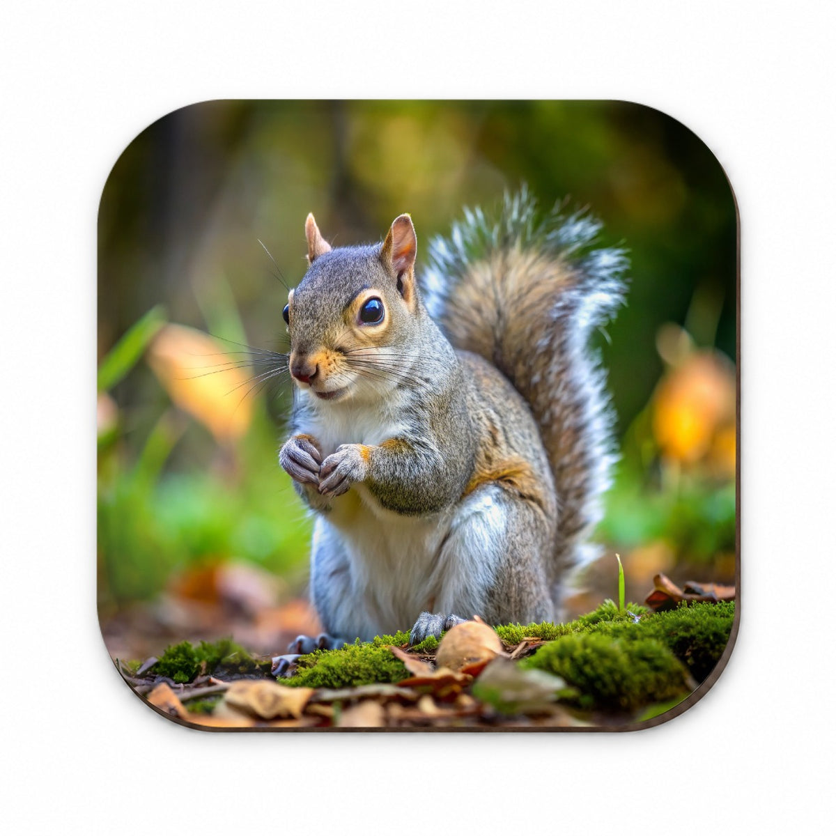 Gray Squirrel Fridge Magnet