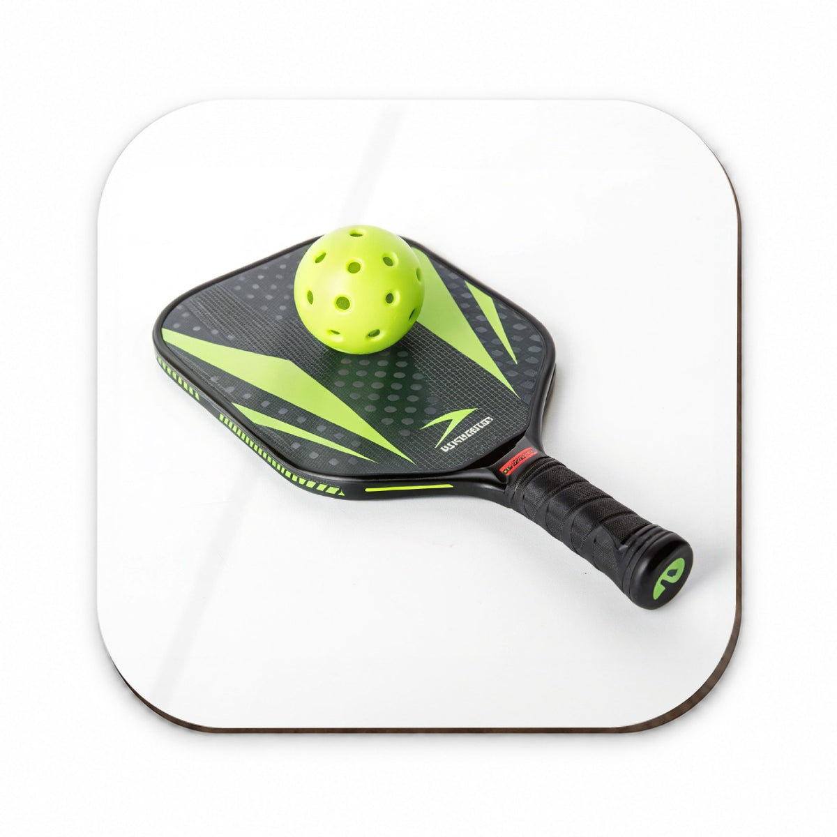 Pickleball Paddle and Ball Fridge Magnet