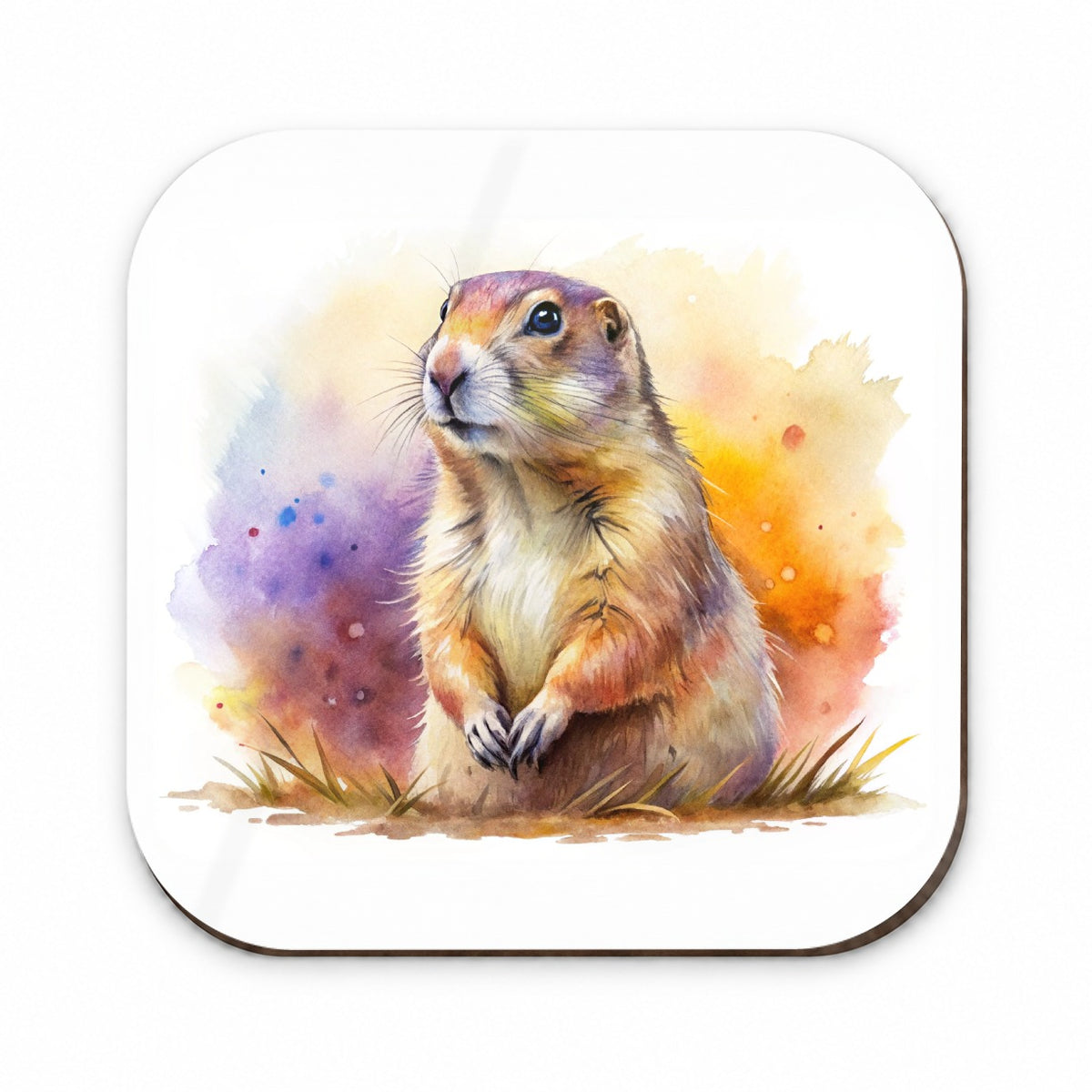 Prairie Dog Watercolor Fridge Magnet