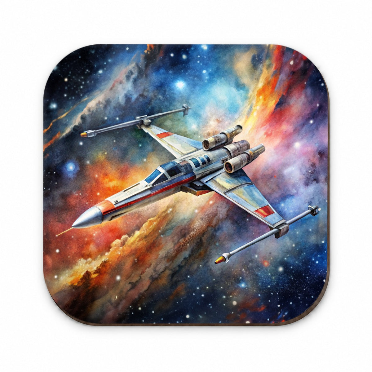 Sci-fi Space Starfighter Fridge Magnet