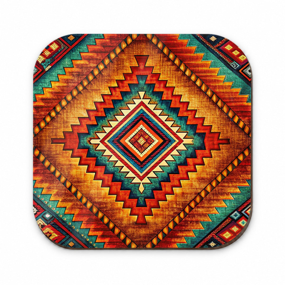 Southwestern Tribal Pattern Design Fridge Magnet