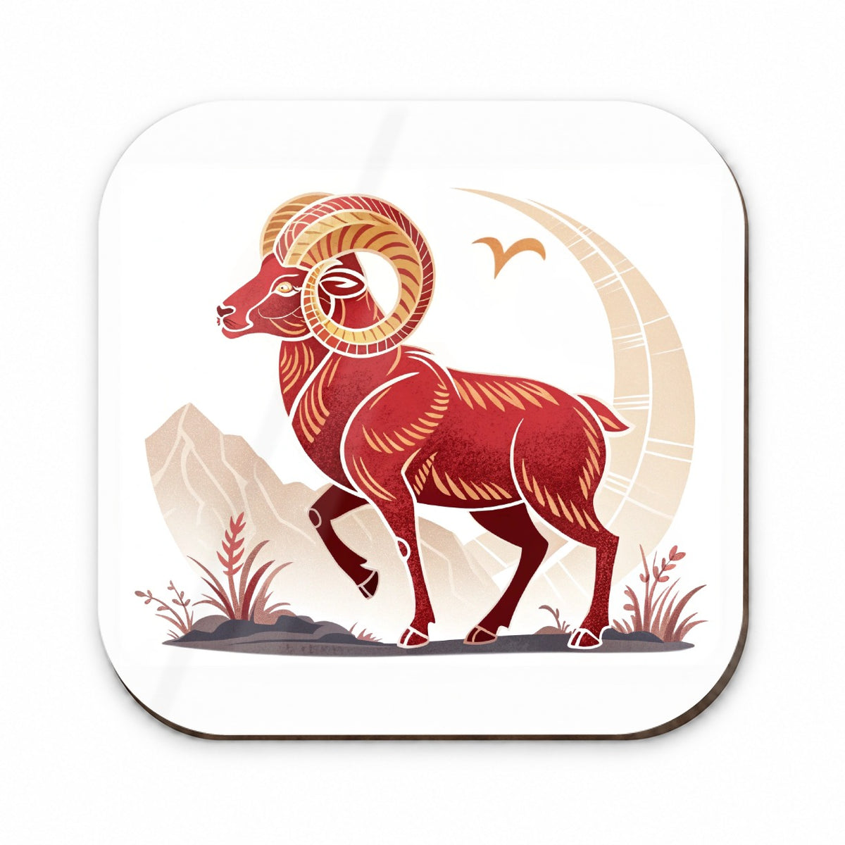 Zodiac Horoscope Symbol Aries Ram Fridge Magnet