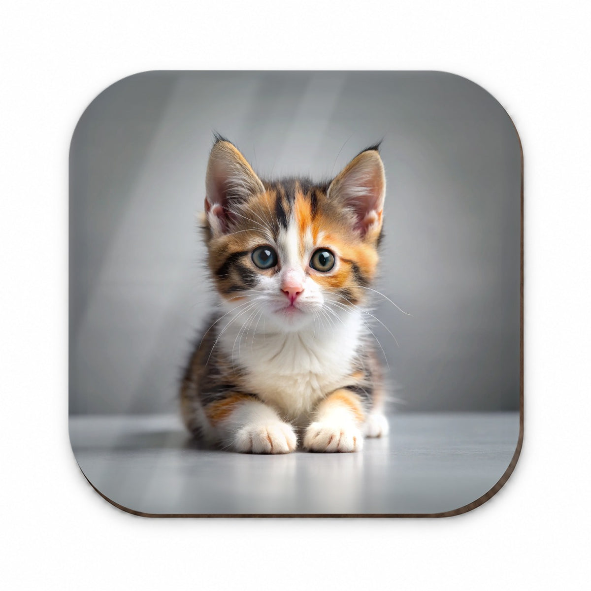 Calico Cat Kitten Photo Fridge Magnet