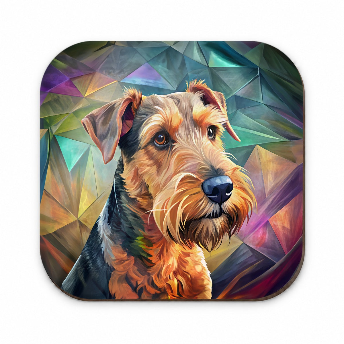 Airedale Terrier Dog Contemporary Art Fridge Magnet