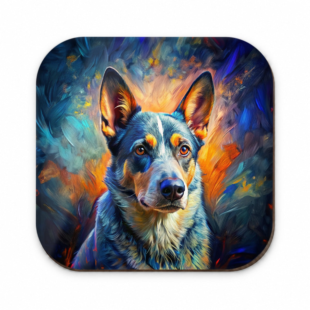 Australian Cattle Dog Expressionism Art Fridge Magnet