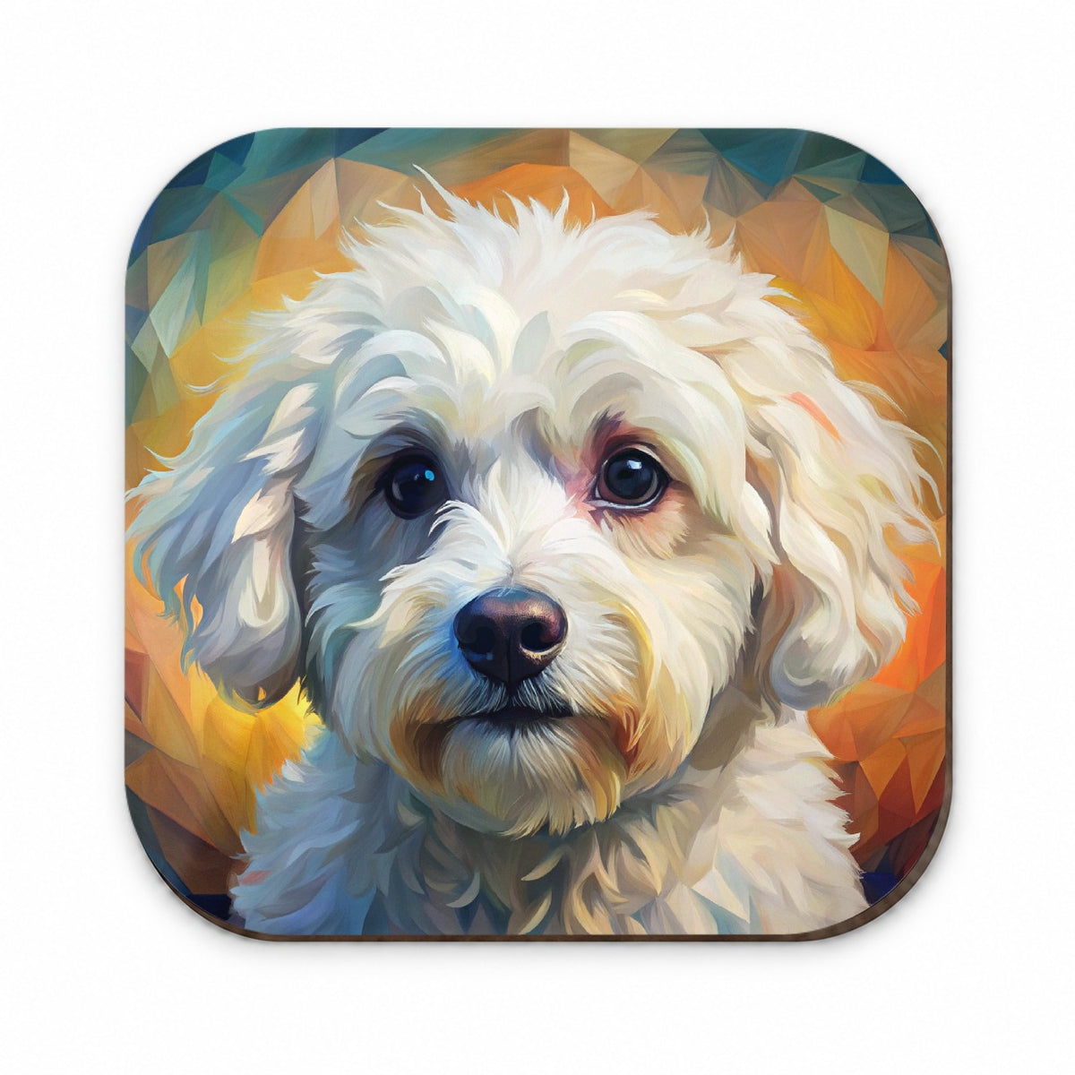 Bichon Frise Dog Expressionism Art Fridge Magnet