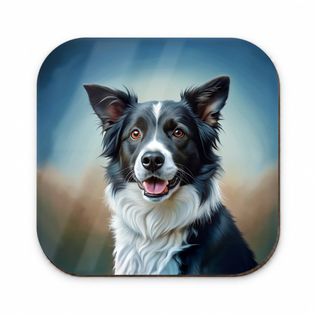 Border Collie Dog Illustration Fridge Magnet