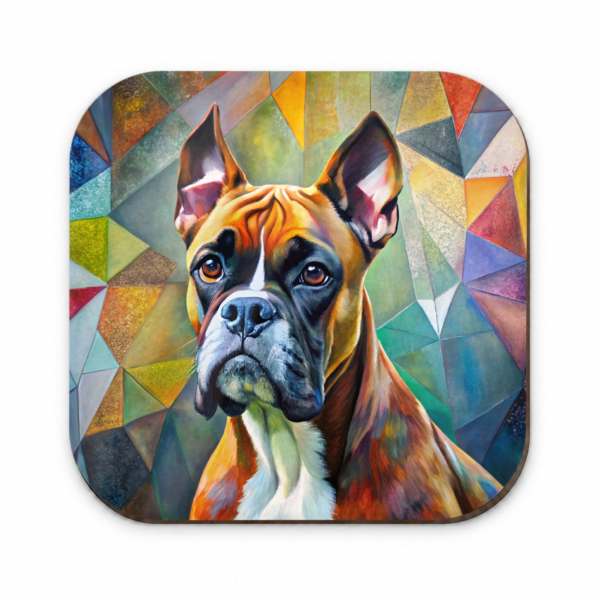 Boxer Dog Abstract Art Fridge Magnet