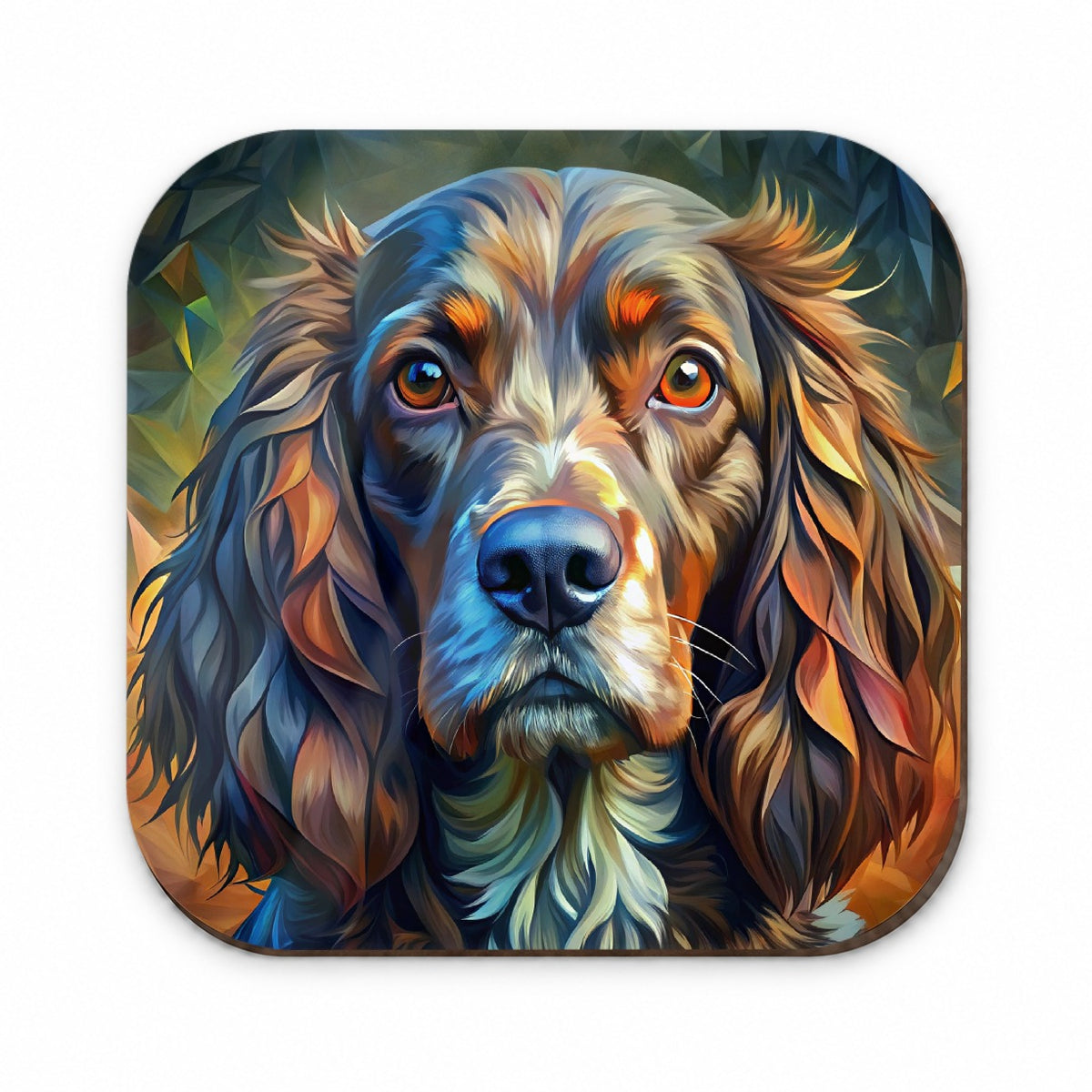 Boykin Spaniel Dog Abstract Stylized Art Fridge Magnet
