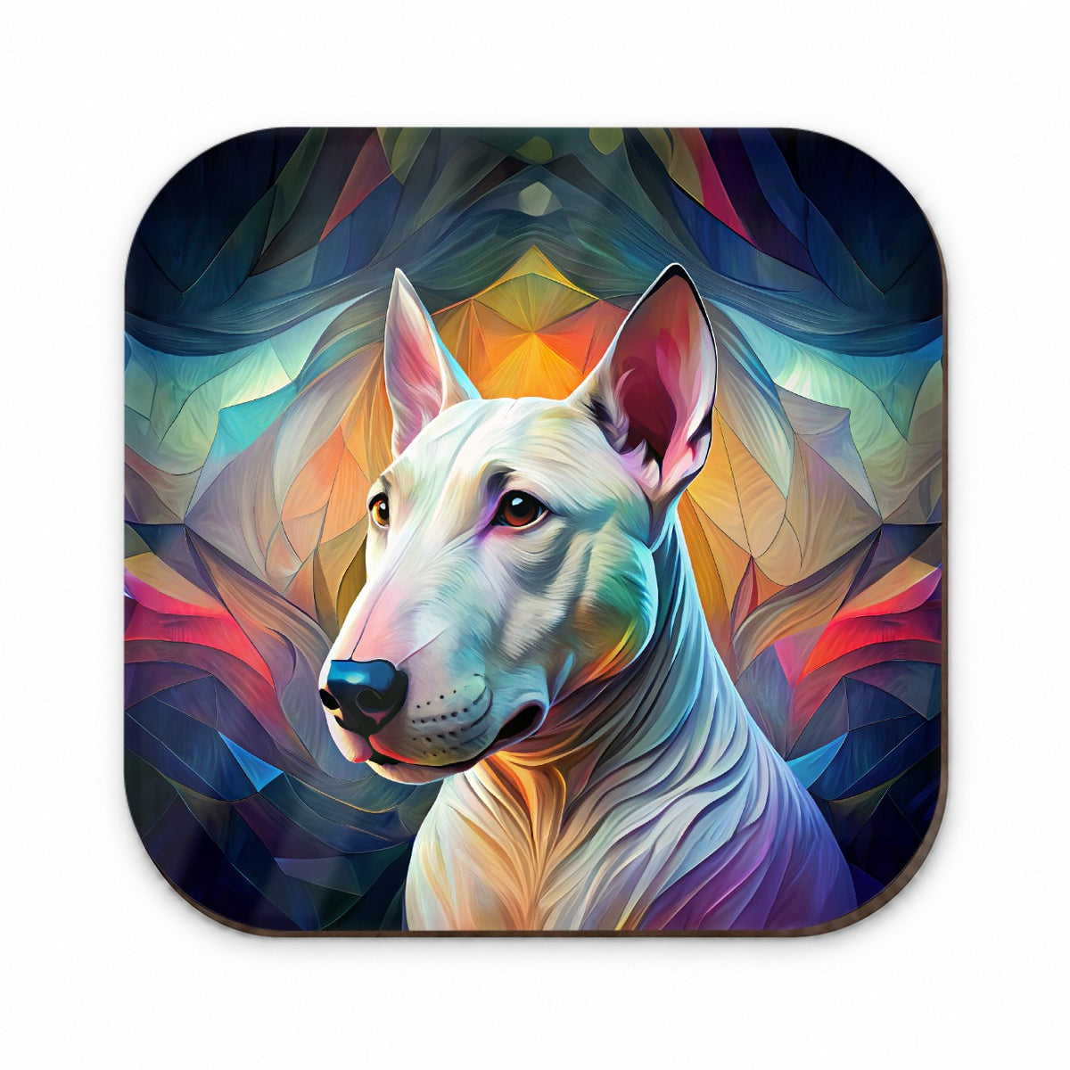 Bull Terrier Dog Abstract Stylized Art Fridge Magnet