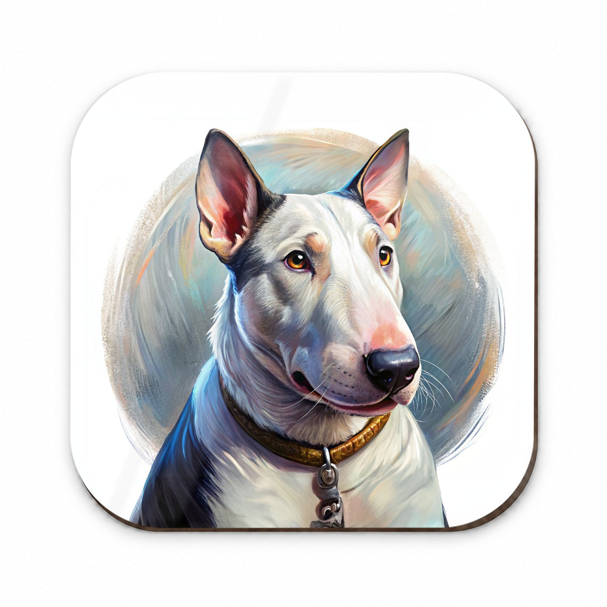 Bull Terrier Dog Illustration Fridge Magnet