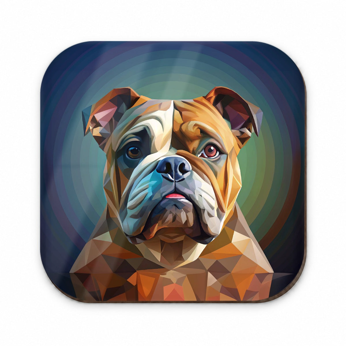 Bulldog Dog Contemporary Art Fridge Magnet