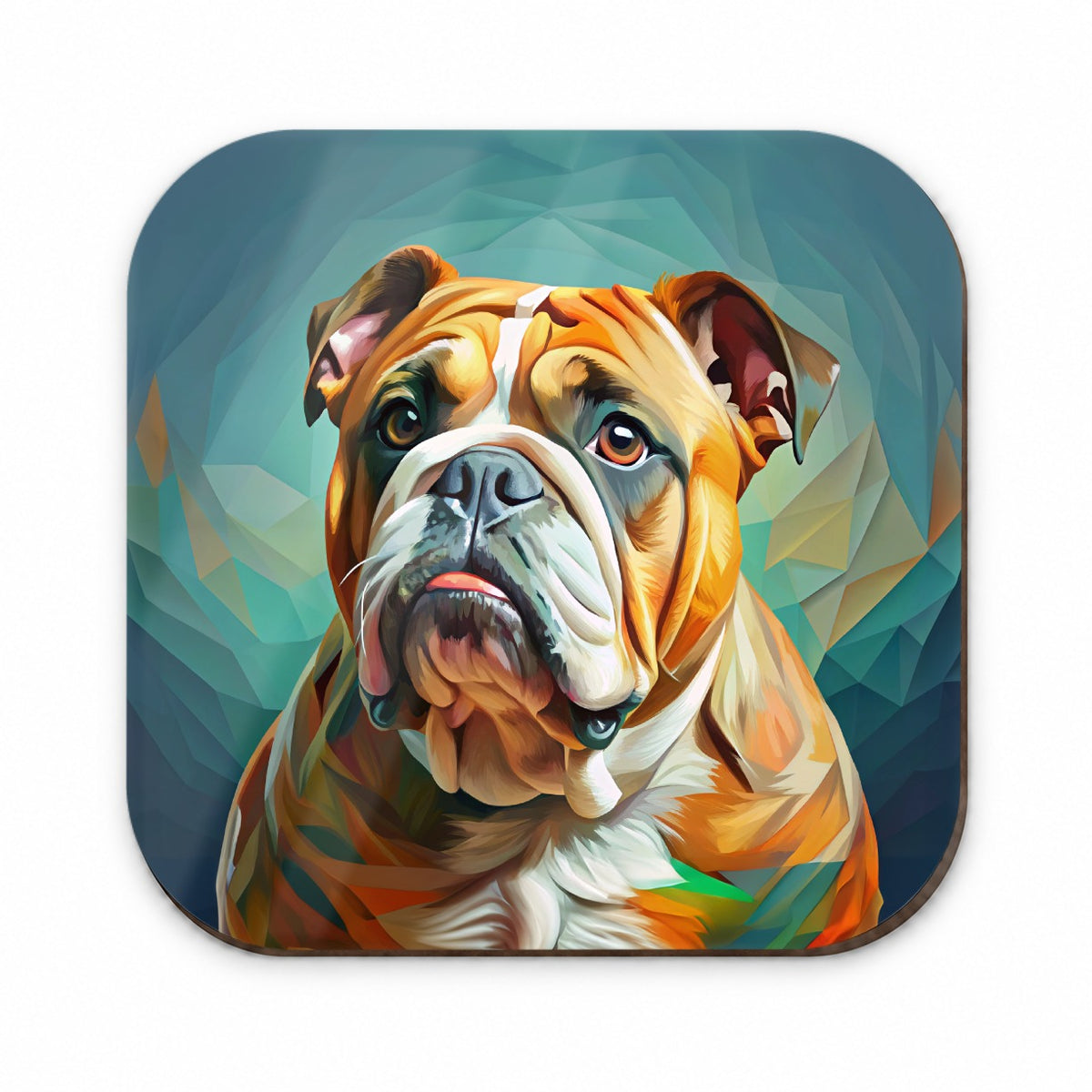 Bulldog Dog Expressionism Art Fridge Magnet