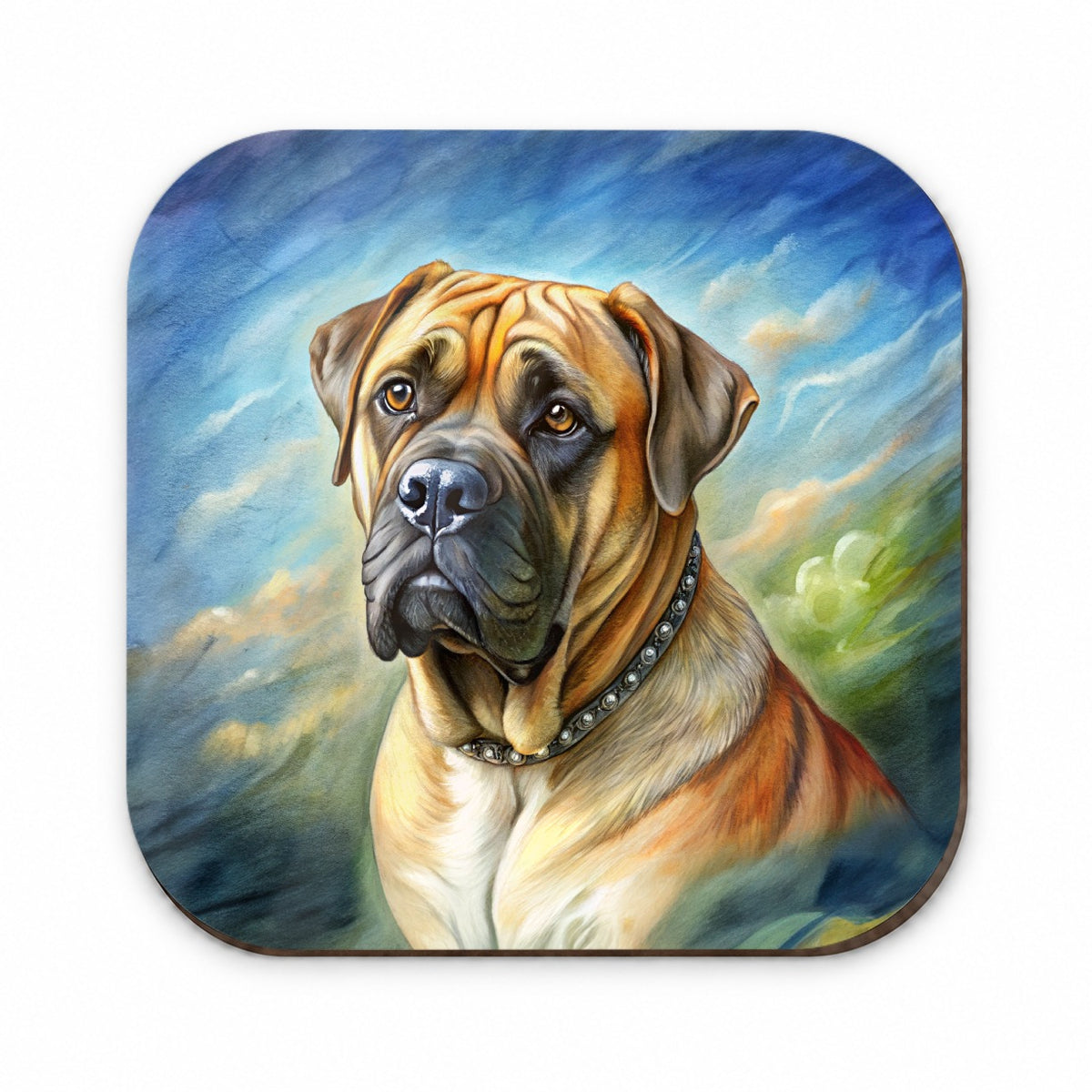 Bullmastiff Dog Illustration Fridge Magnet