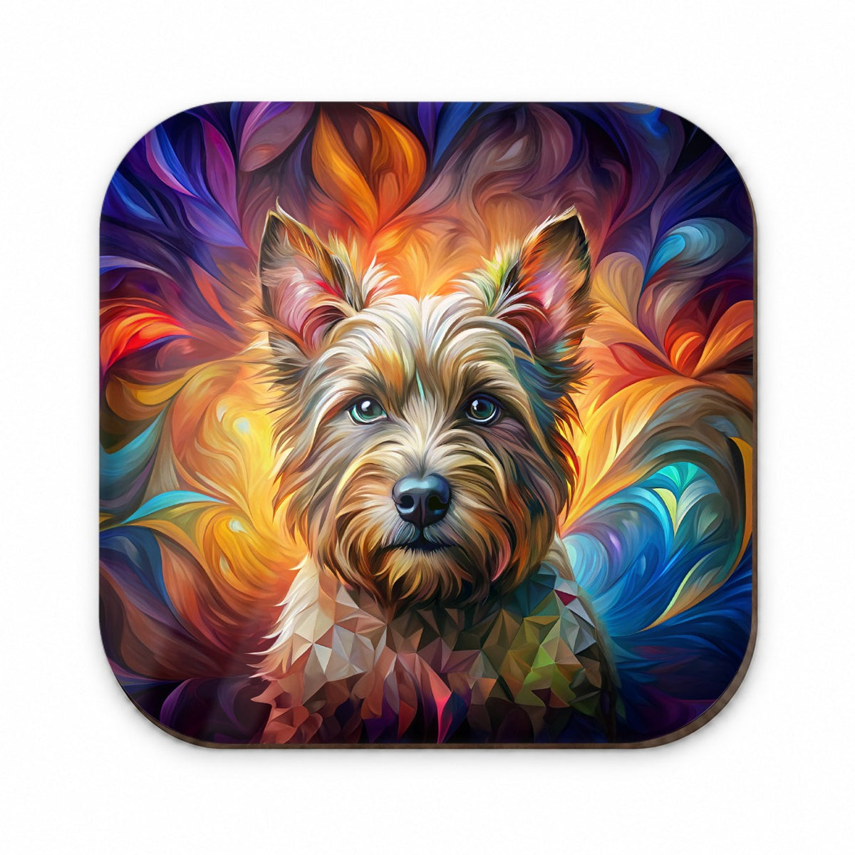 Cairn Terrier Dog Abstract Art Fridge Magnet